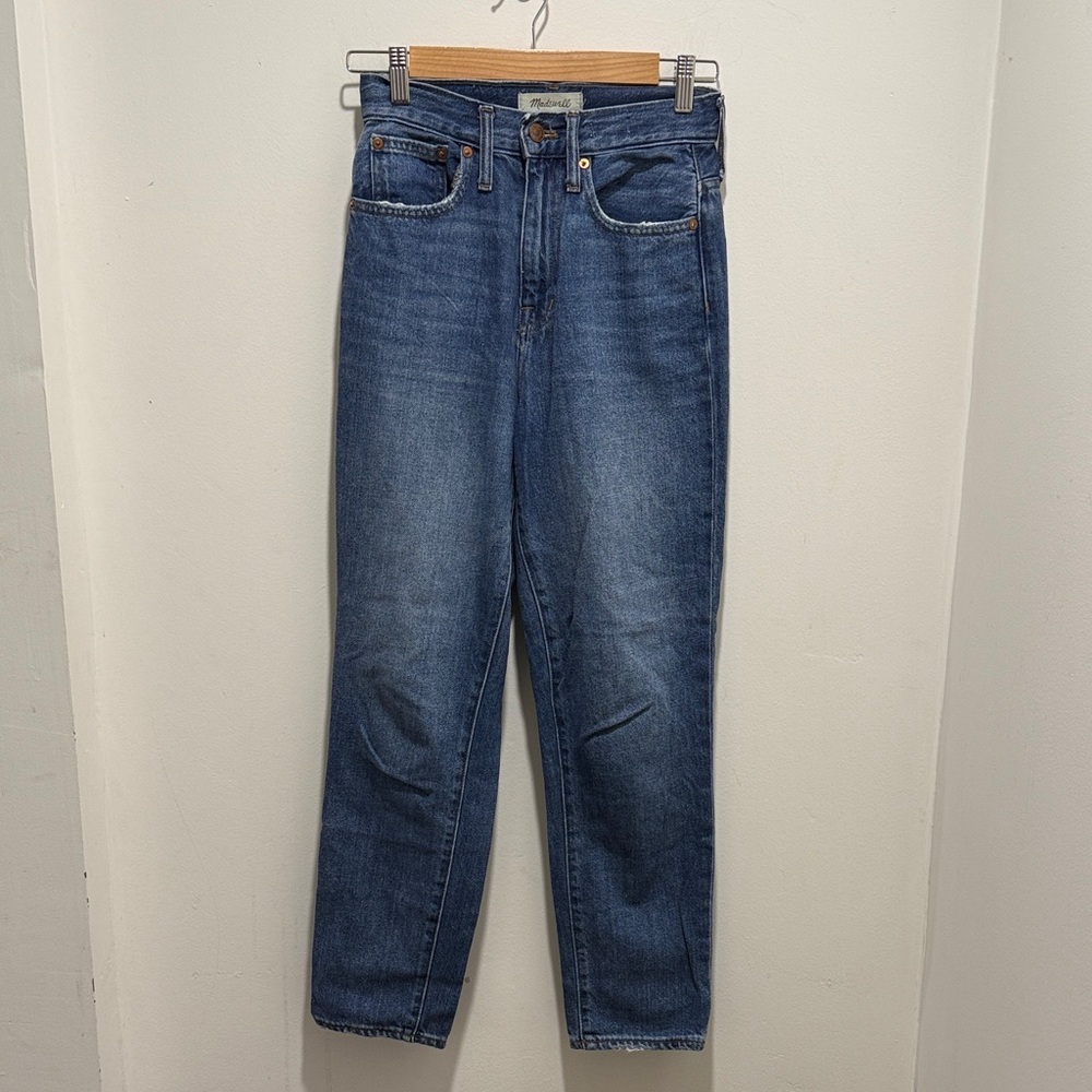 Madewell Women's Mom Jean Size 23 Medium Wash
